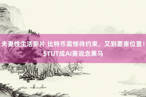 夫妻性生活影片 比特币震憾待约束，又到要害位置！$TUT成AI赛说念黑马