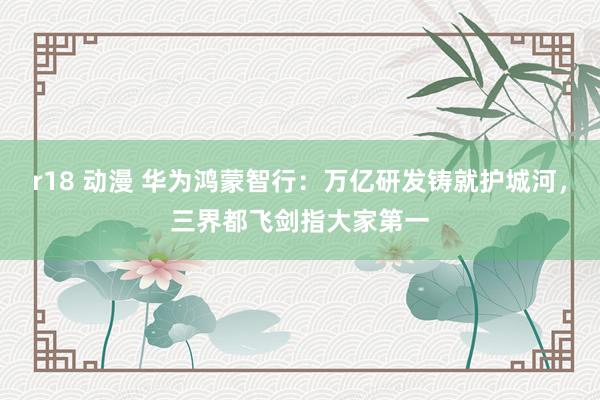 r18 动漫 华为鸿蒙智行：万亿研发铸就护城河，三界都飞剑指大家第一
